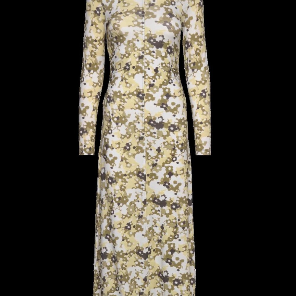 Samsoe Rosie Dress in Camo - Size Medium - Picture 3 of 6